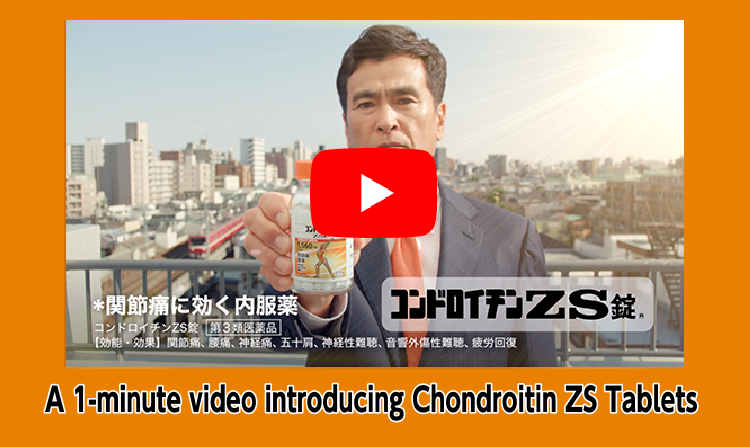 1分でわかるコンドロイチンZS錠紹介動画