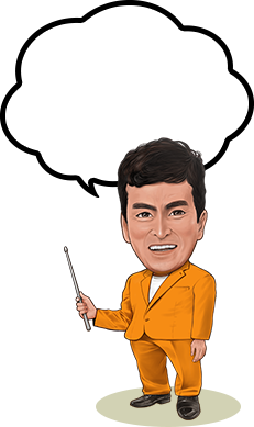 石原良純氏のイラストと吹き出しのイラスト